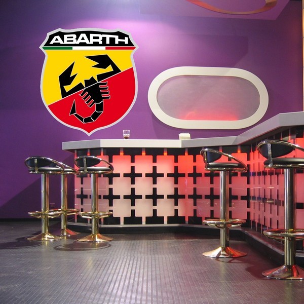 Voorbeeld van de muur stickers: Abarth - Imprim